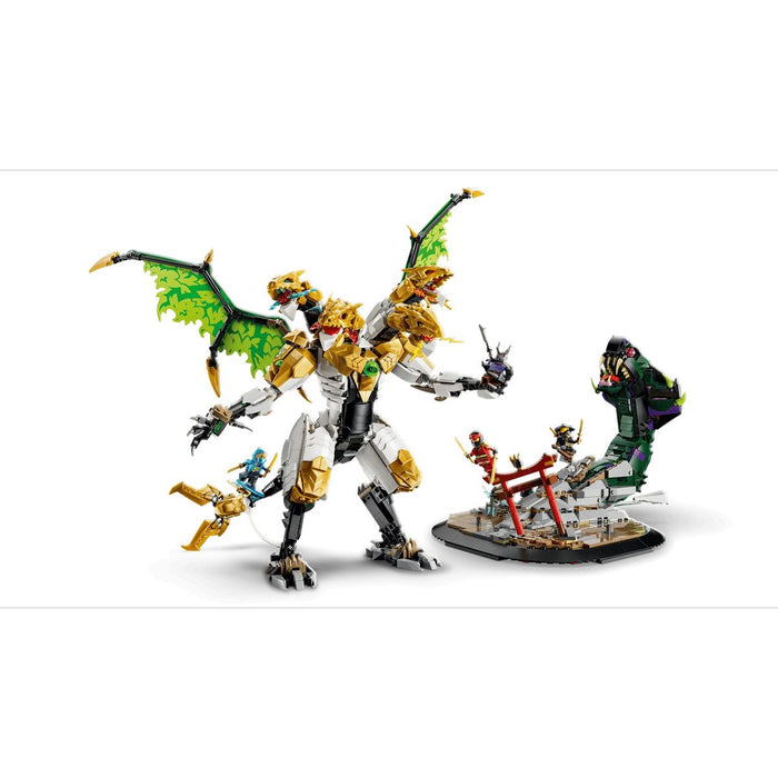LEGO Battaglia Dell’Ultra Drago - 71872, Giocattolo Con Action Figure A 4 Teste, Serpente E 4 Minifigure, Regalo Da 12+