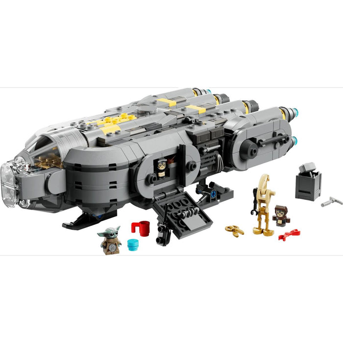 LEGO Astronave Anzellan - 75445, Modellino Ispirato A The Mandalorian E Grogu, 3 Personaggi E Laboratorio, Regalo 9+