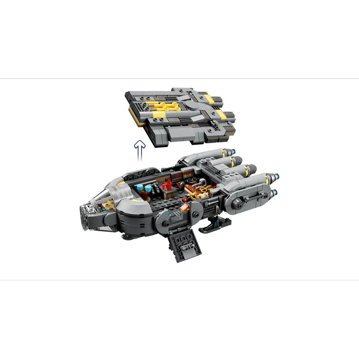 LEGO Astronave Anzellan - 75445, Modellino Ispirato A The Mandalorian E Grogu, 3 Personaggi E Laboratorio, Regalo 9+