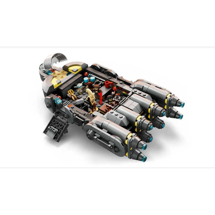 LEGO Astronave Anzellan - 75445, Modellino Ispirato A The Mandalorian E Grogu, 3 Personaggi E Laboratorio, Regalo 9+