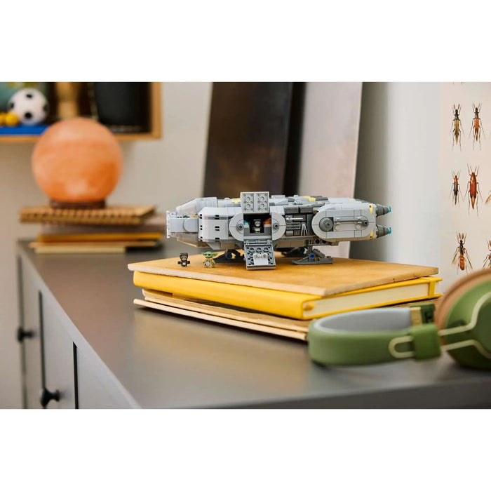 LEGO Astronave Anzellan - 75445, Modellino Ispirato A The Mandalorian E Grogu, 3 Personaggi E Laboratorio, Regalo 9+
