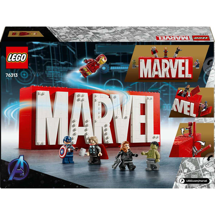 LEGO Logo E Minifigure Marvel - 76313