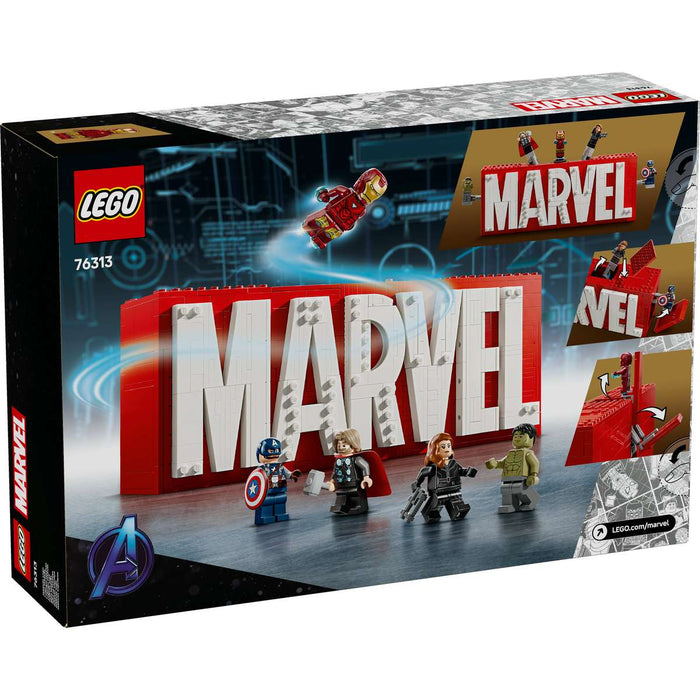LEGO Logo E Minifigure Marvel - 76313