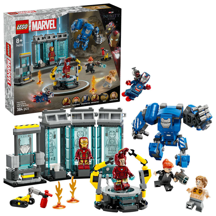 LEGO Laboratorio Iron Man Sala Delle Armature - 76315