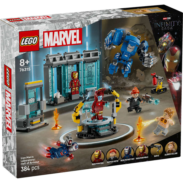 LEGO Laboratorio Iron Man Sala Delle Armature - 76315