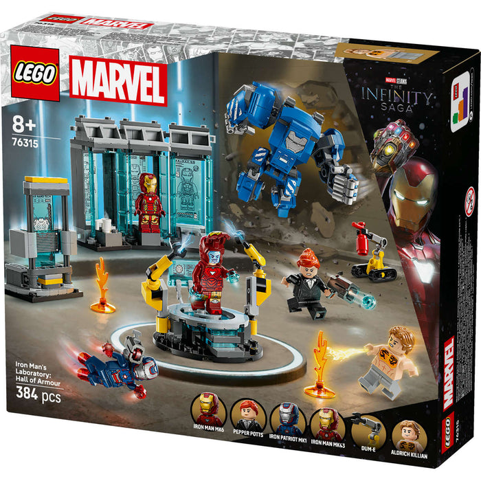 LEGO Laboratorio Iron Man Sala Delle Armature - 76315