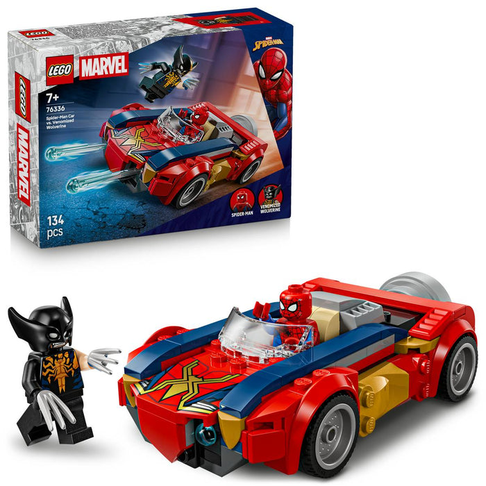 LEGO Auto Di Spider-Man Vs Venomized Wolverine - 76336