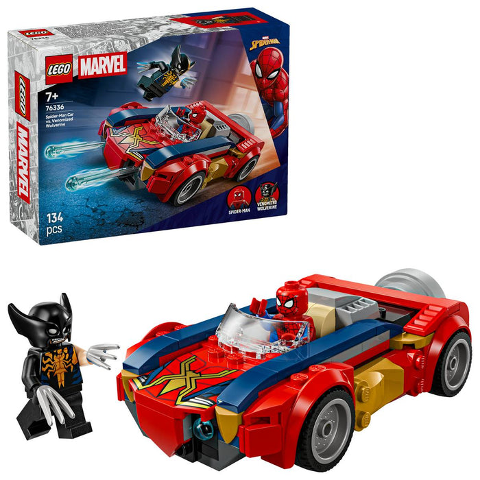 LEGO Auto Di Spider-Man Vs Venomized Wolverine - 76336