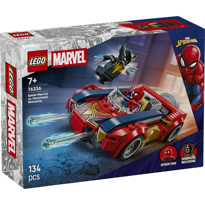 LEGO Auto Di Spider-Man Vs Venomized Wolverine - 76336