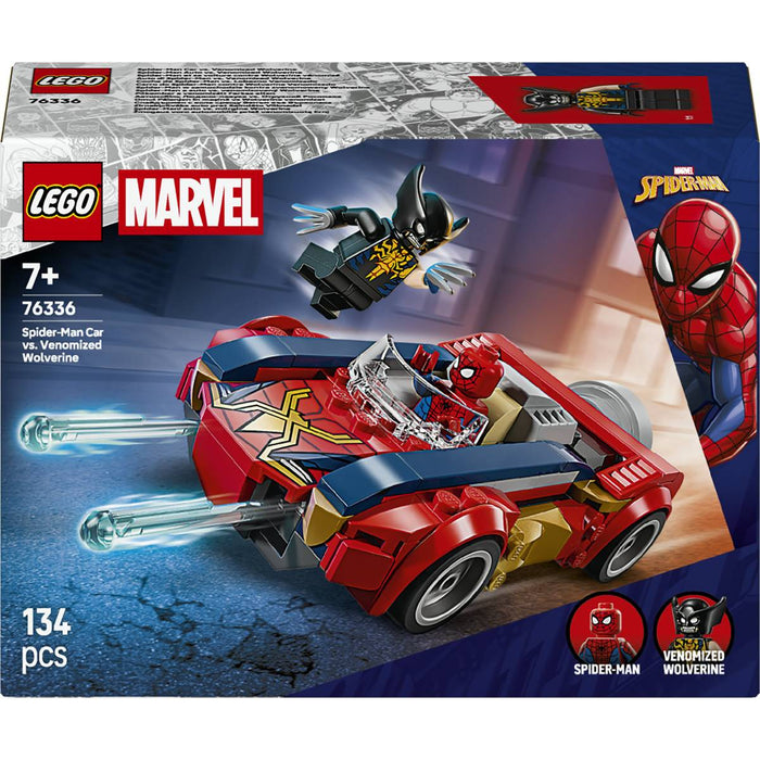 LEGO Auto Di Spider-Man Vs Venomized Wolverine - 76336