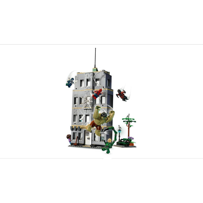 LEGO Scontro Epico: Spider-Man Vs. Hulk - 76350, Gioco Interattivo Con Ufficio, Action Figure, 5 Minifigure, Regalo 8+