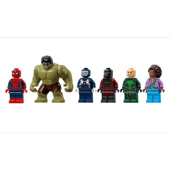 LEGO Scontro Epico: Spider-Man Vs. Hulk - 76350, Gioco Interattivo Con Ufficio, Action Figure, 5 Minifigure, Regalo 8+