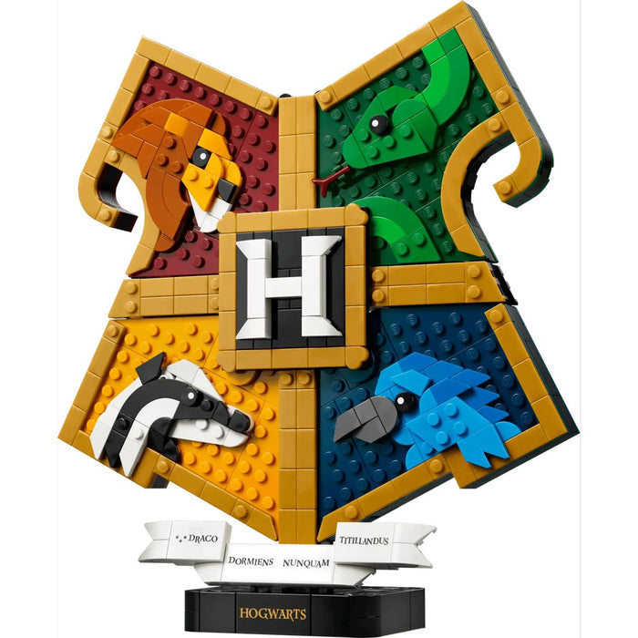 LEGO Stemma Della Casa Di Hogwarts - 76462, Giocattolo Wall Art 3D Con Animali, Regalo Di Compleanno Per Bambini 12+