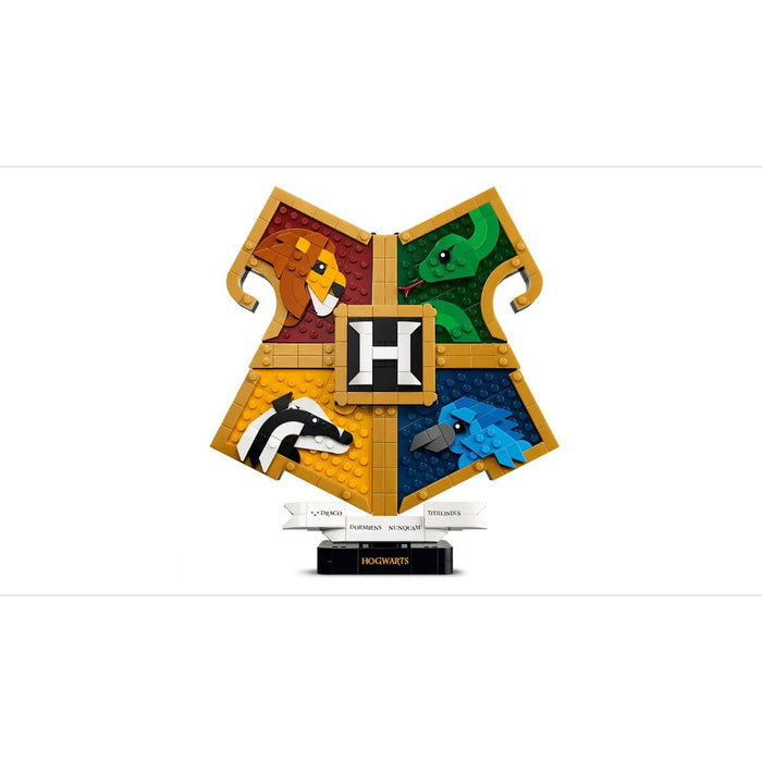 LEGO Stemma Della Casa Di Hogwarts - 76462, Giocattolo Wall Art 3D Con Animali, Regalo Di Compleanno Per Bambini 12+