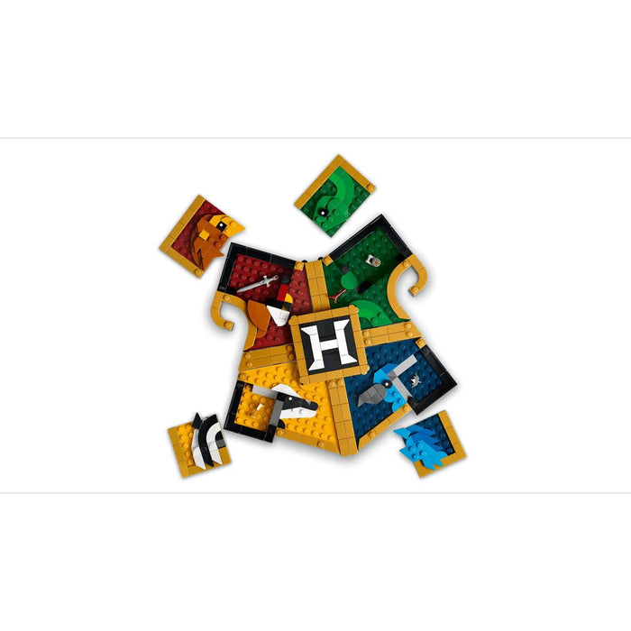 LEGO Stemma Della Casa Di Hogwarts - 76462, Giocattolo Wall Art 3D Con Animali, Regalo Di Compleanno Per Bambini 12+