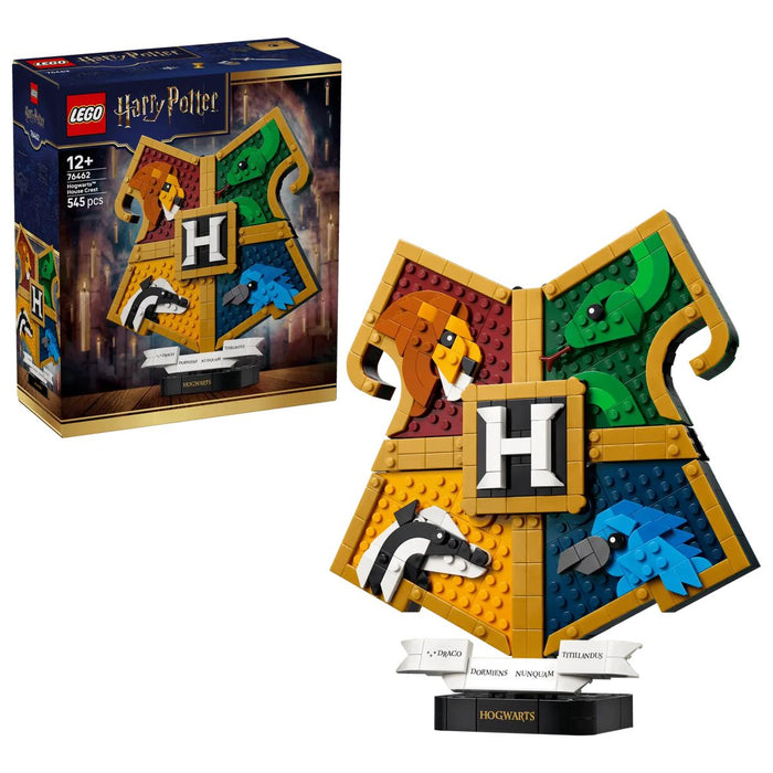 LEGO Stemma Della Casa Di Hogwarts - 76462, Giocattolo Wall Art 3D Con Animali, Regalo Di Compleanno Per Bambini 12+