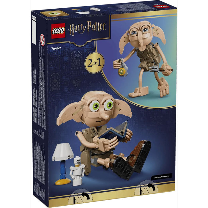LEGO 2In1 Dobby L'Elfo Libero - 76469, Gioco Trasformabile In Kreacher, Decorazione Cameretta, Regalo Bambini 8+