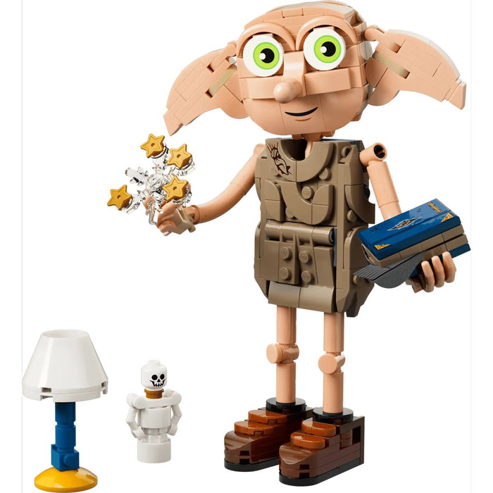 LEGO 2In1 Dobby L'Elfo Libero - 76469, Gioco Trasformabile In Kreacher, Decorazione Cameretta, Regalo Bambini 8+