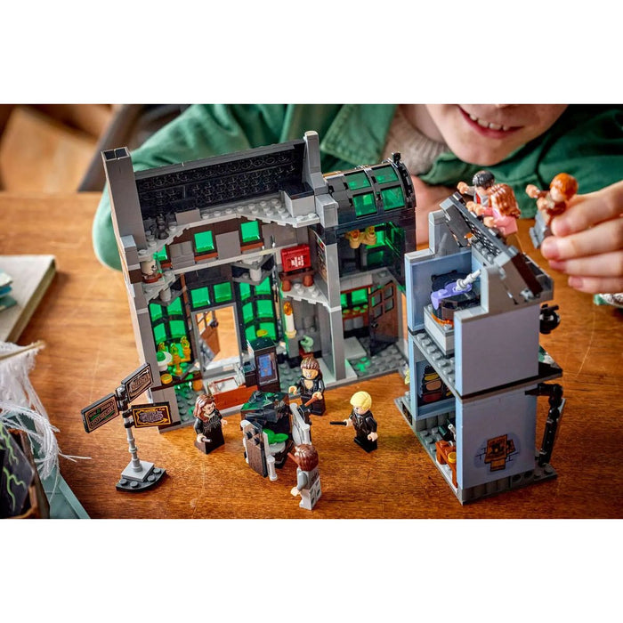 LEGO Negozi Di Magia Di Notturn Alley - 76471, Giocattolo Con 8 Minifigure E Patronus Da Collezione, Regalo Da 8+