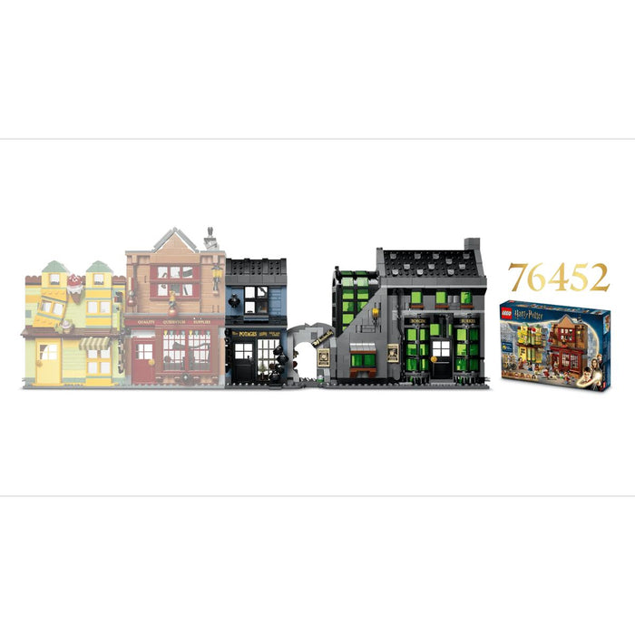 LEGO Negozi Di Magia Di Notturn Alley - 76471, Giocattolo Con 8 Minifigure E Patronus Da Collezione, Regalo Da 8+