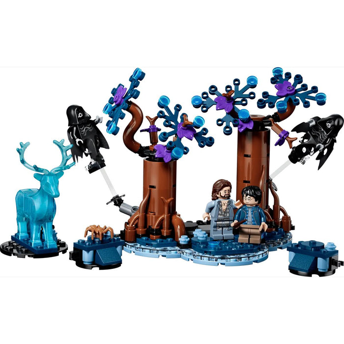 LEGO Foresta Proibita: Expecto Patronum - 76475, Giocattolo Con 2 Dissennatori, Cervo E 2 Minifigure, Regalo 7+