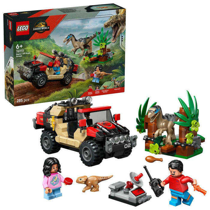 LEGO Fuga Dal Raptor Sul Fuoristrada - 76972