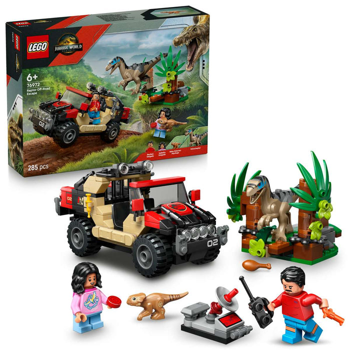 LEGO Fuga Dal Raptor Sul Fuoristrada - 76972