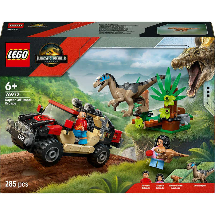LEGO Fuga Dal Raptor Sul Fuoristrada - 76972