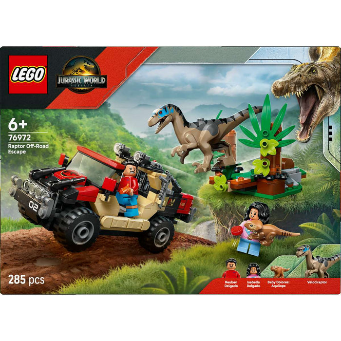 LEGO Fuga Dal Raptor Sul Fuoristrada - 76972