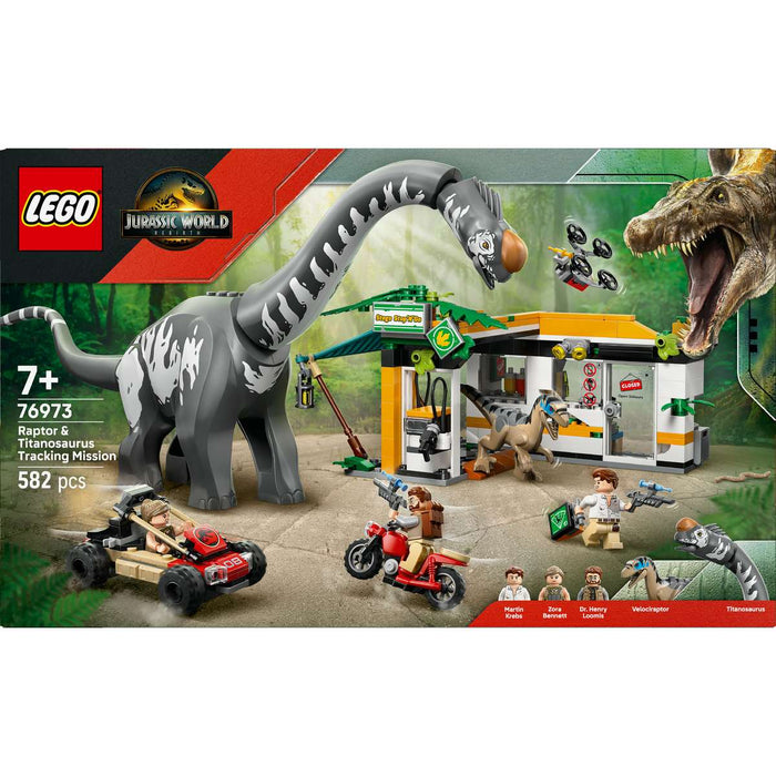 LEGO Alla Ricerca Del Raptor E Del Titanosauro - 76973