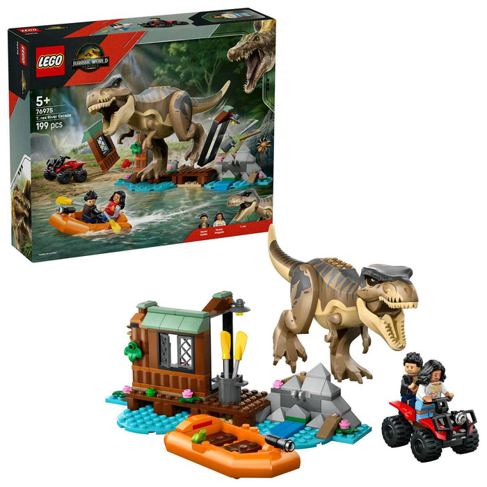 LEGO Fuga Sul Fiume Dal T Rex - 76975