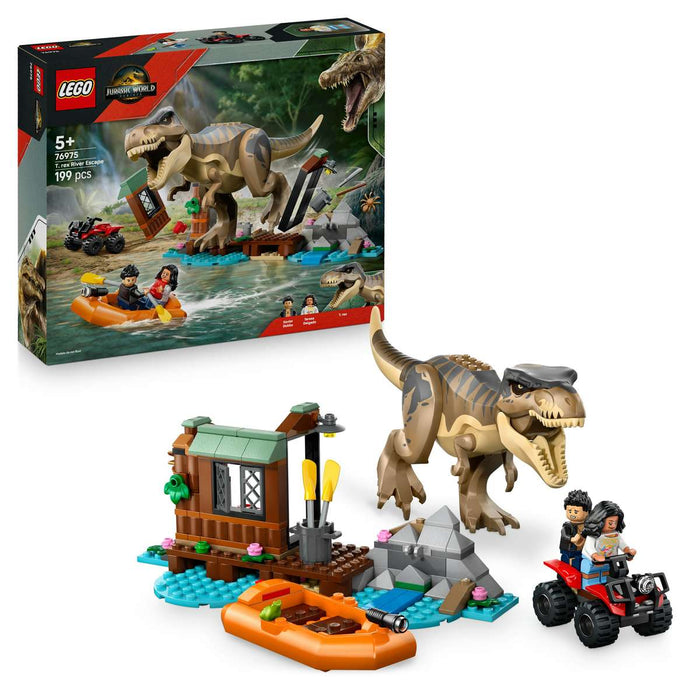 LEGO Fuga Sul Fiume Dal T Rex - 76975