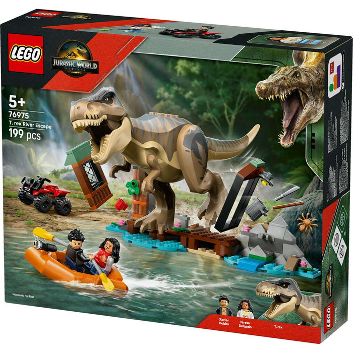LEGO Fuga Sul Fiume Dal T Rex - 76975