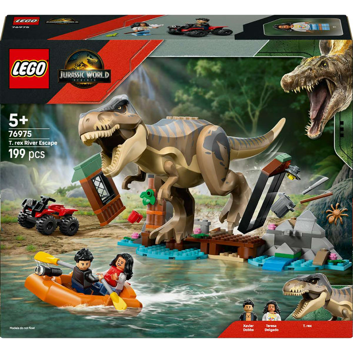 LEGO Fuga Sul Fiume Dal T Rex - 76975
