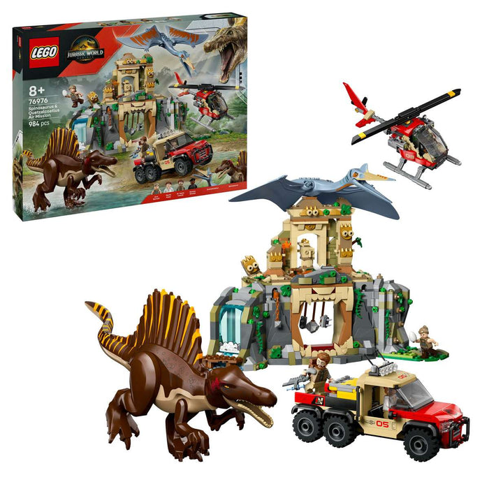 LEGO Missione Aerea Con Spinosauro E Quetzalcoatlus - 76976
