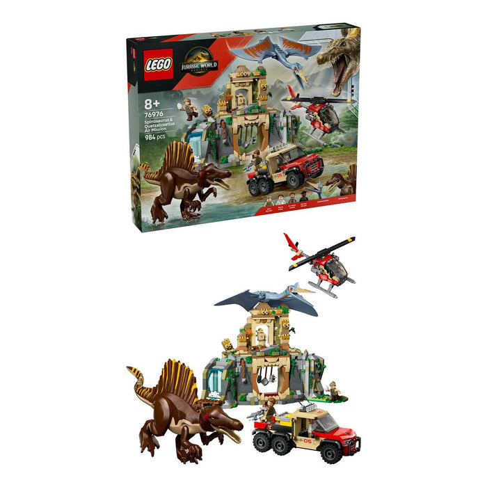 LEGO Missione Aerea Con Spinosauro E Quetzalcoatlus - 76976