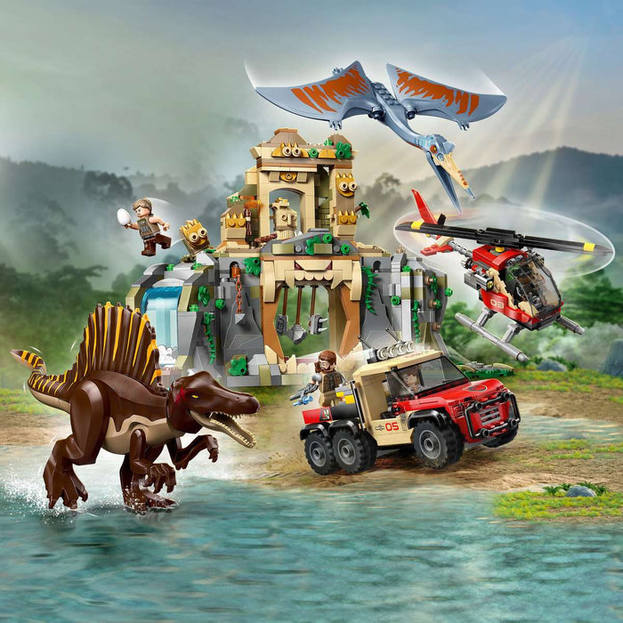 LEGO Missione Aerea Con Spinosauro E Quetzalcoatlus - 76976