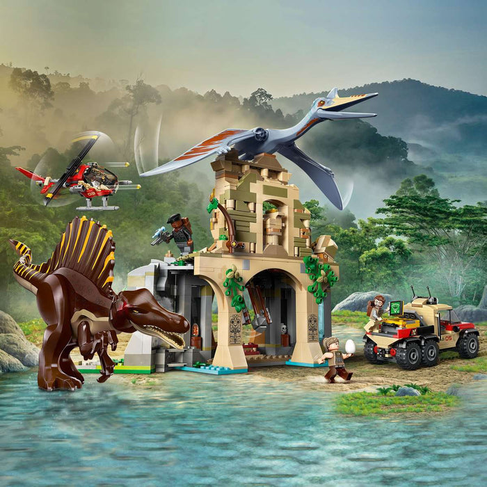 LEGO Missione Aerea Con Spinosauro E Quetzalcoatlus - 76976