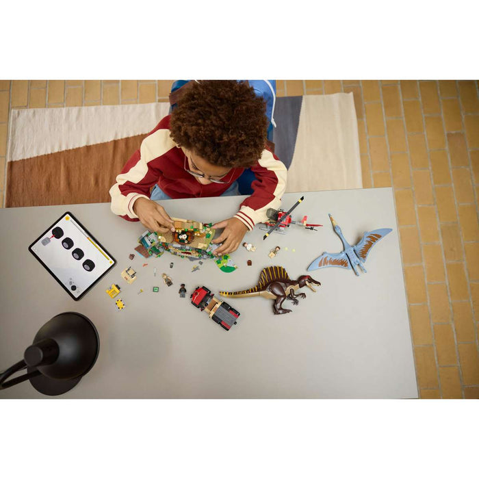 LEGO Missione Aerea Con Spinosauro E Quetzalcoatlus - 76976