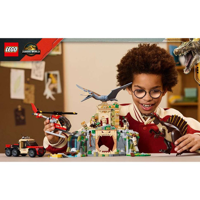 LEGO Missione Aerea Con Spinosauro E Quetzalcoatlus - 76976