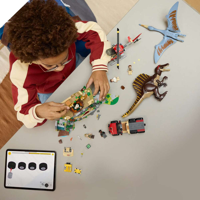 LEGO Missione Aerea Con Spinosauro E Quetzalcoatlus - 76976