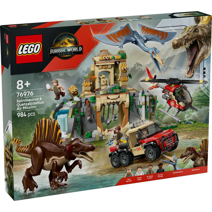 LEGO Missione Aerea Con Spinosauro E Quetzalcoatlus - 76976