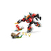 LEGO Knuckles Vs. Il Mech Egg Crusher Del Dr. Eggman Con 2 Minifigure - 77005, Anelli E Smeraldi Del Caos Per Bambini 8+