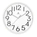 LOWELL Orologio Da Parete Con Movimento Continuo Bianco In Abs