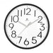 LOWELL Orologio Da Parete Con Movimento Continuo Nero In Abs