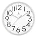 LOWELL Orologio Da Parete Con Movimento Continuo Argento In Abs