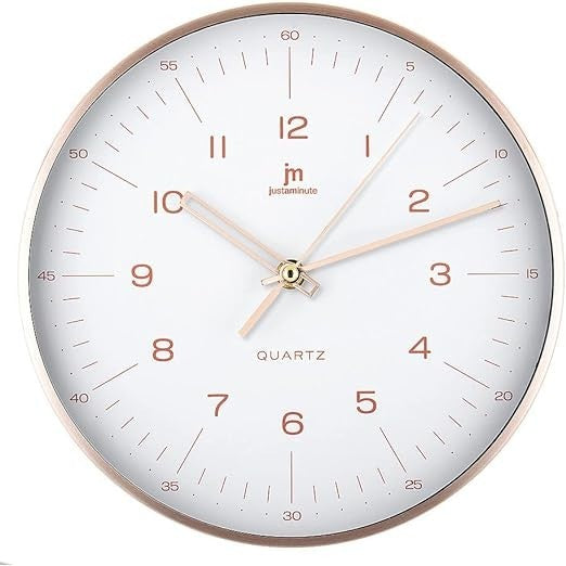 LOWELL Orologio Da Parete Con Movimento Continuo In Alluminio Rose Gold
