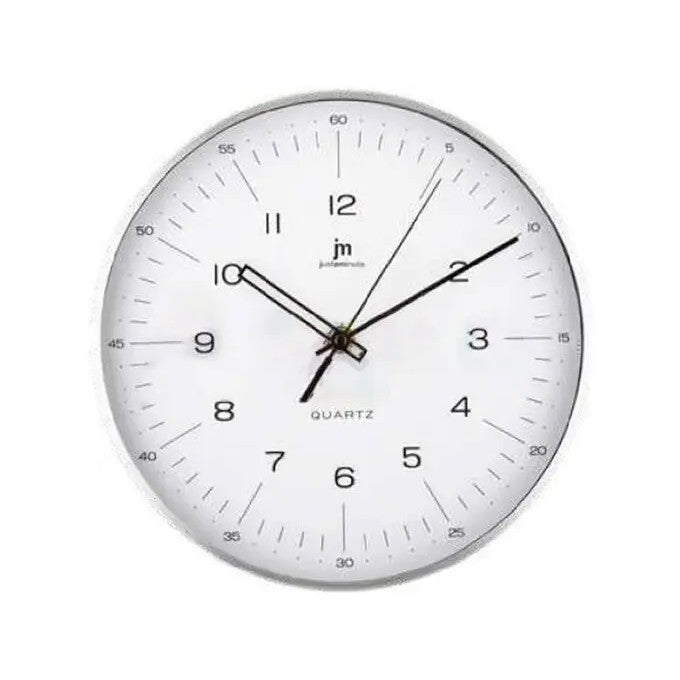 LOWELL Orologio Da Parete Con Movimento Continuo In Alluminio Silver