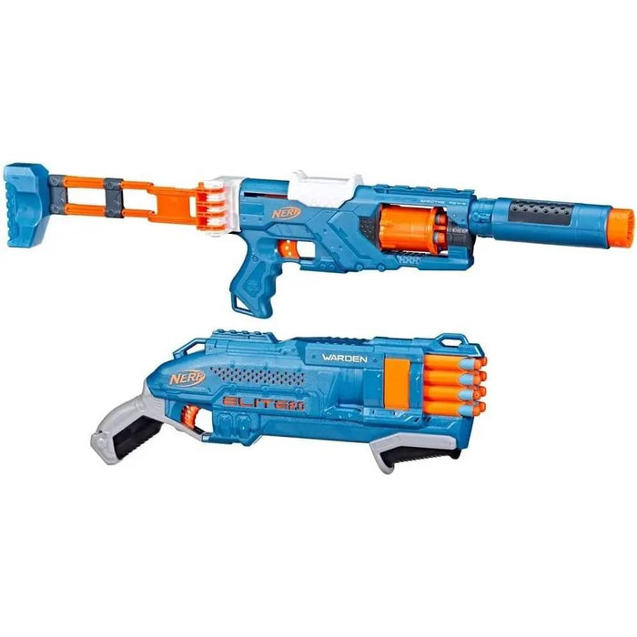 HASBRO Nerf Elite 2.0 Double Defense Pack 2 Blaster Con 40 Colpi - F5033