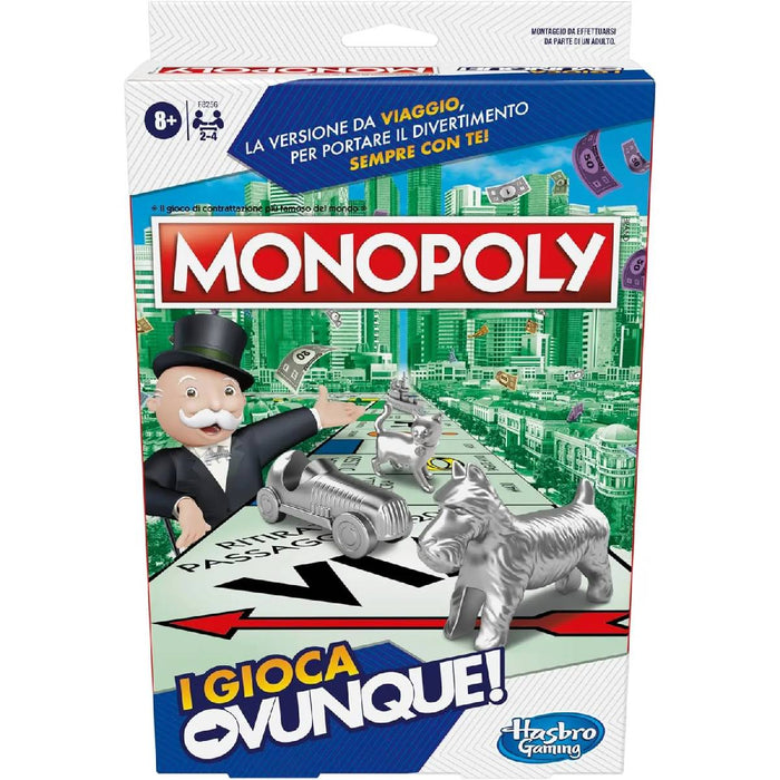 HASBRO Monopoly Gioca Ovunque - F8256IC01